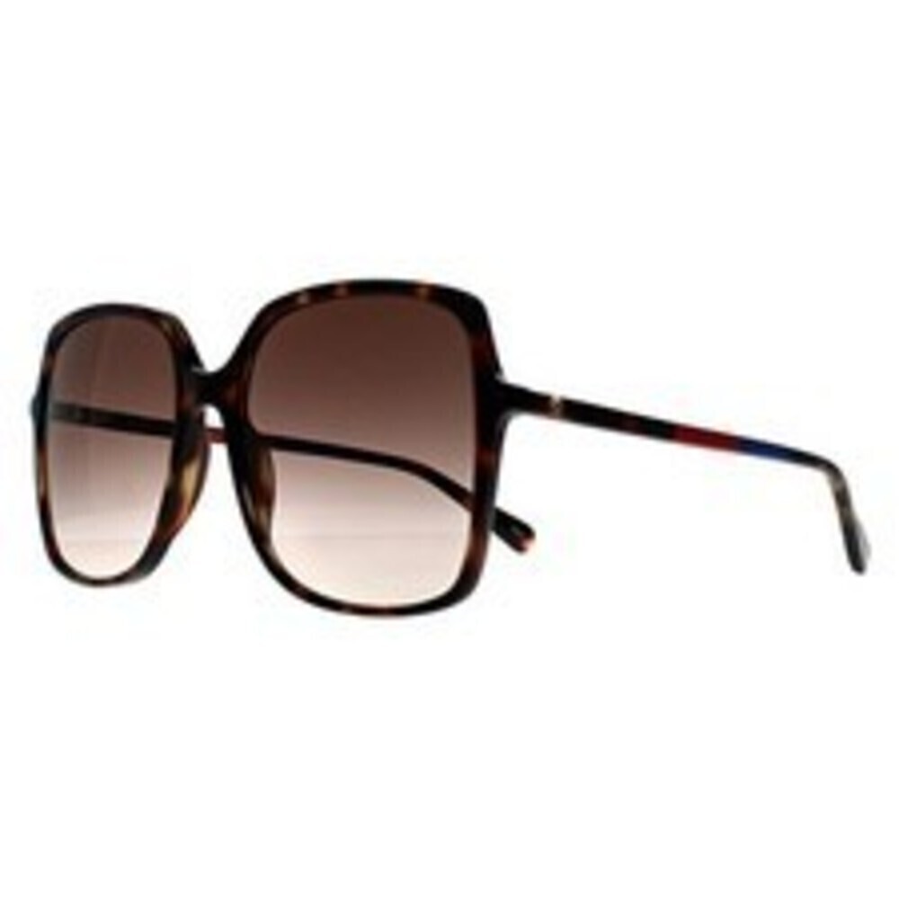 NWT Gucci GG0544S-008 Havana 57mm Sunglasses